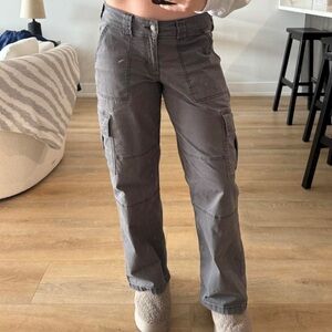 Hollister Gray Straight Leg Pants